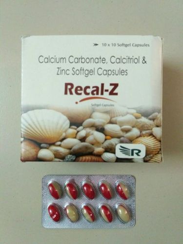 Calcium Carbonate and Zinc Softgel Capsules