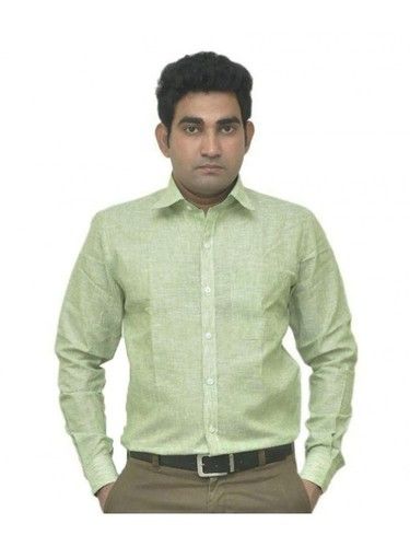 Green Formal Slim Fit Shirt