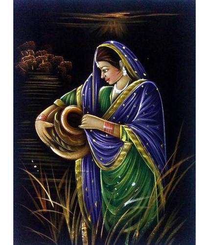 Hand Made Painting - Exquisite Handmade Oil on Canvas Artwork | Unique Aesthetic Value for Art Lovers