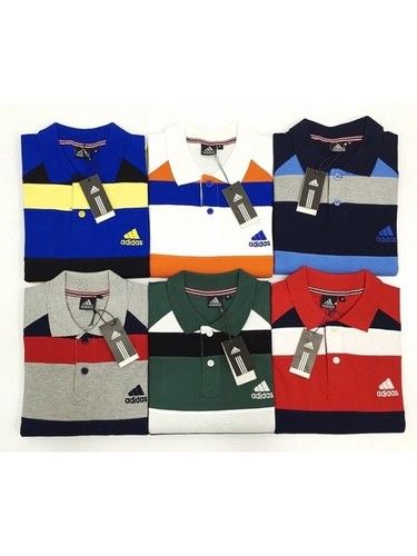 Stripes Polo T Shirt