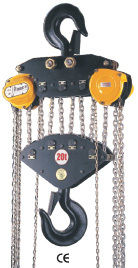 Triple Spur Gear Chain Pulley Block