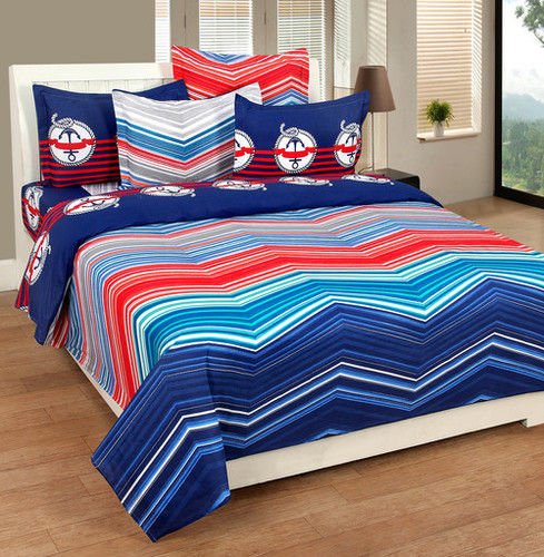 Spring Cotton Printed Bedsheet Set