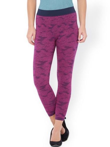 Magenta Ankle Length Leggings