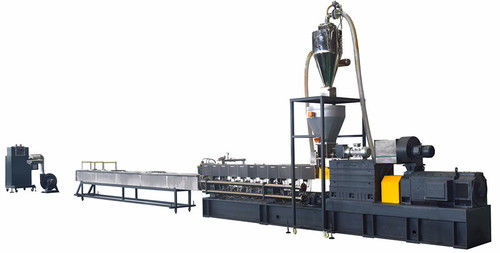 Abs Hdpe Ldpe Raw Material Twin Screw Extruder Pelletizer Granulator Capacity: 250-800Kg Cubic Millimeter (Mm3)