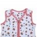 Pink Baby Sleep Sack Bee Print