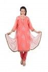 Pink Chanderi Dress Material for Salwar Kameez