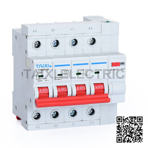 Mini Txb8F-80 Auto Reset Circuit Breaker