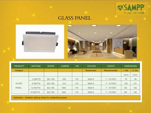 Glass Panel Lights