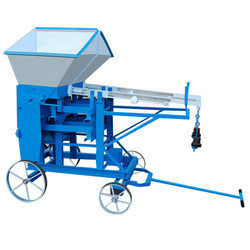 Weigh Batcher - 250 Kgs Capacity, Heavy Steel Chassis with Four Metal Wheels and Dual Hoppers for Sand and Metal