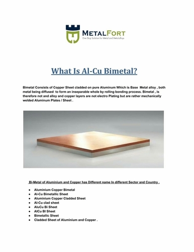 Alumnium Copper Flat Sheet