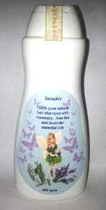 रोज़मेरी के साथ सेराफिक 100% शुद्ध प्राकृतिक सादा शैम्पू और कंडीशनर