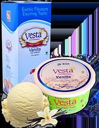 Vanilla Ice Cream - Creamy Texture, Delightful Taste for All Ages | Classic Flavor Perfection, Versatile for Toppings and Mix-ins