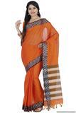 Cotton Saree Banarasi Style Color Gold