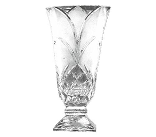 Crystal Flower Vase Footed