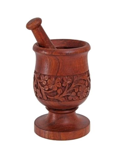 Natural Rosewood Hand Carved Mortar