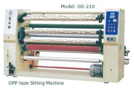 BOPP Tape Slitting Machine - Semi-Automatic Operation, Frequency Speed Control | Ideal for Converting Jumbo Rolls into Smaller Rolls