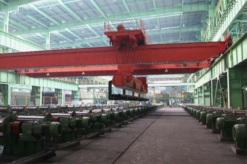 Intelligent Steel Pipe Distribution Overhead Crane