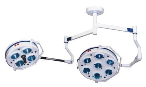 LED Operation Theatre Lights - 28" Main Dome with 7 Reflectors & 20" Satellite Dome with 4 Reflectors, Special 24V-150 Watts Halogen Bulbs, Auto Cut Low Voltage Unit