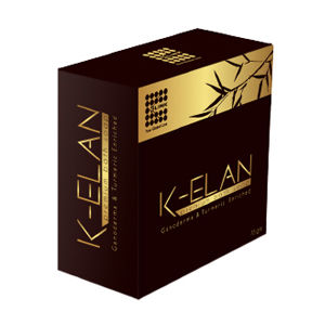 K-Elan Premium Bath Soap - Grade I Toilet Soap | Nourishing Ganoderma & Turmeric Extracts with Antimicrobial Protection and Micro Bubble Luxury Bath