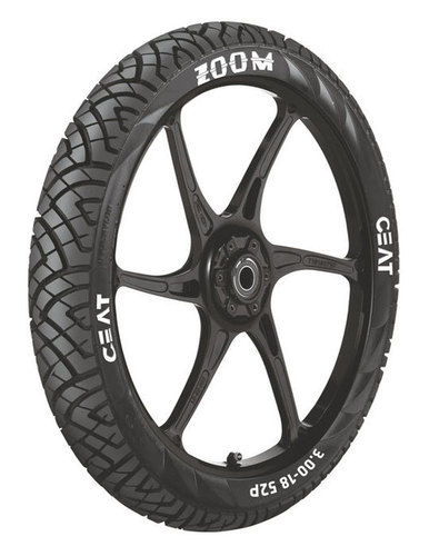 CEAT Zoom Tyre - Premium Quality Rubber, High-Speed Performance , Impeccable Grip, Chemical Retardant, Anti-Puncture Design