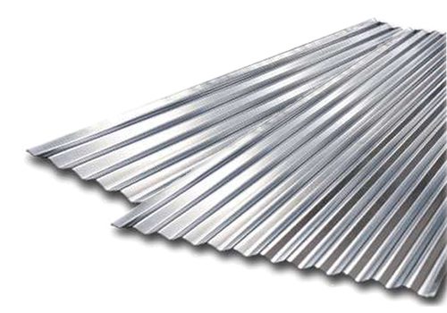 Galvanised Corrugated Sheet - Lightweight, Corrosion-Resistant, Waterproofing Capable, Ideal for Prefabricated Structures - Durable and Efficient for Industrial Roofing Solutions