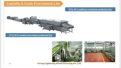 Vegetables And Fruits Pretreatment Line