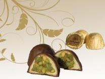 Pistachio Maamoul With Chocolate Coated