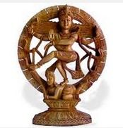 Wooden Natraj Sculpture