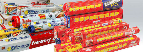 Superwrap Aluminium Foil - 10 Micron and Above | Highly Effective, Trusted Brand for Versatile Kitchen Packaging