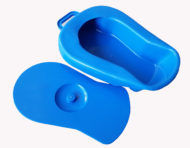 Adult Bed Pan With Cover (Polypropylene)