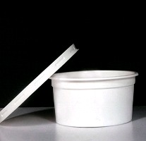 Round PP Tub with Lid 250 ML