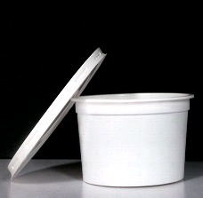Round PP Tub with Lid 350 ML