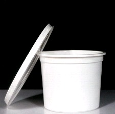 Round PP Tub with Lid 400 ML