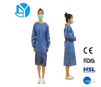 Disposable Surgical Gown - High-Quality Non-Woven Fabric, Lightweight and Breathable Design, Superior Protection for Medical Professionals