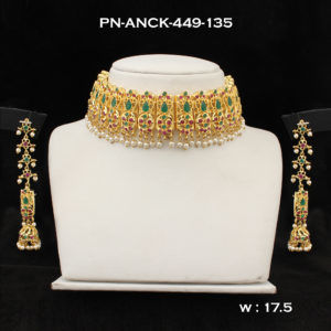 Elite Antique Necklace with Earrings