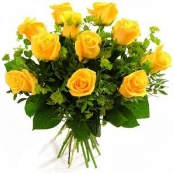 Yellow Roses Bouquet Flowers