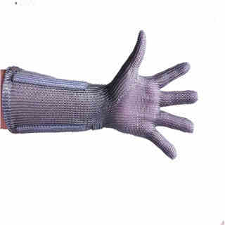 Metal Mesh Butcher Glove With Cuff