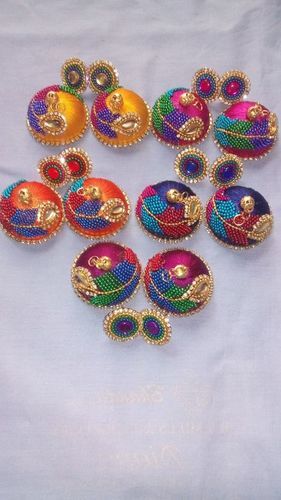 Silk Thread Jhumkas