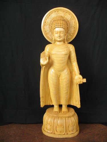 Wooden Buddha Statue