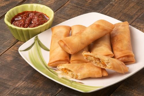 Vegetable Spring Roll-counter