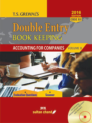 Double Entry Book Keeping Accounting For Companies By Amir Chand Sultan Chand