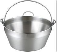 STAINLESS STEEL MASLIN PAN JAM POT