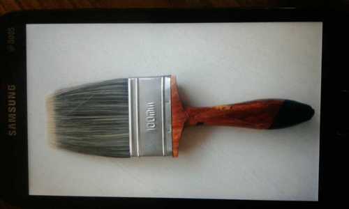 Paint Brush - Chisel Trim Polyester, Steel Ferrule, Wide Coverage for Efficient Wall Painting