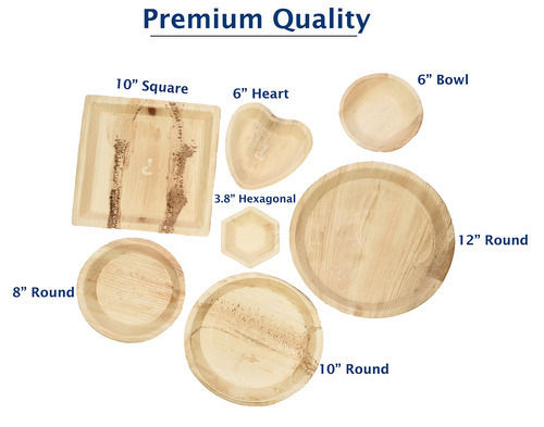 Premium Quality Areca Leaf Plates (Poka)