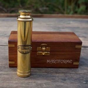 Brass Tripod Telescope