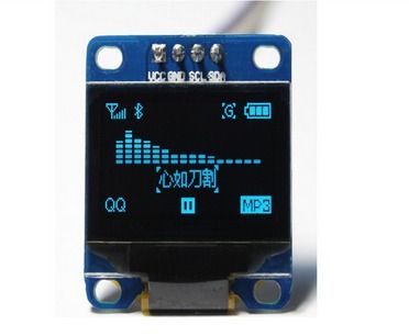 ब्लू 128x64 Oled एलसीडी एलईडी डिस्प्ले मॉड्यूल Arduino 0.96 I2c Iic Spi