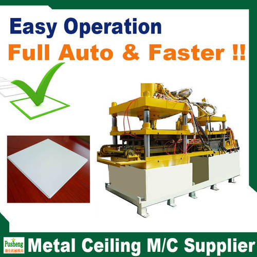 Broaching 600*600 Clip In Lay On Steel Ceiling Machine