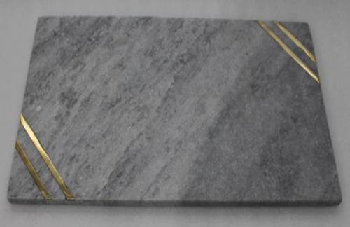 Brass Grey Marble Chopping Boards