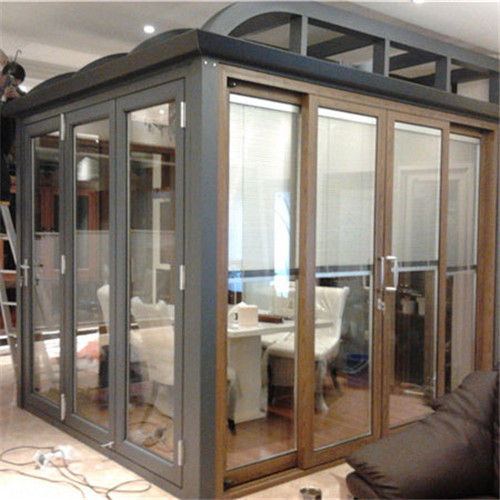 Double Glass with Built in Blinds Motorized for Window and Door