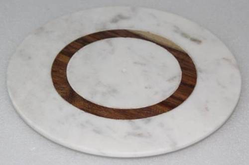 Round Marble Wood Chopping Boards